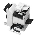 Canon imageFORCE C5100 Serie mit Finisher und geöffneten Papierfächern